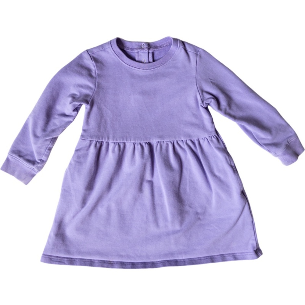 Primary Purple Sweatshirt Dress Size 18-24M